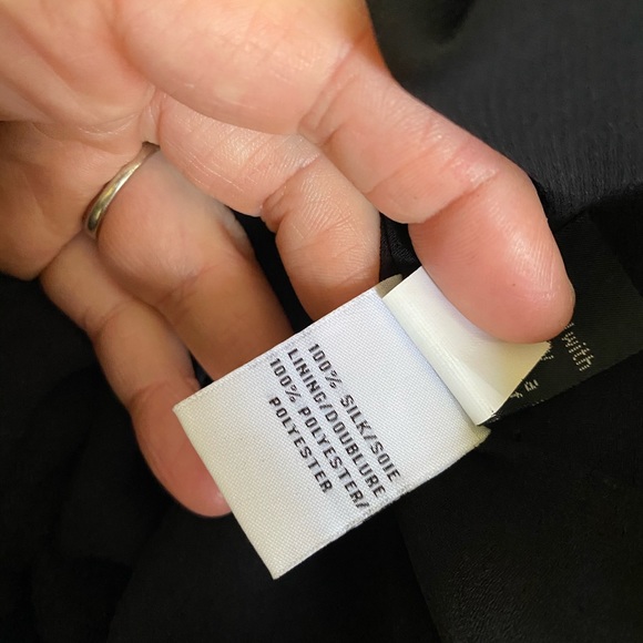 DVF Rachel Lilly Silk Crepe Cowl Neck Dress Black 2 - Picture 10 of 12